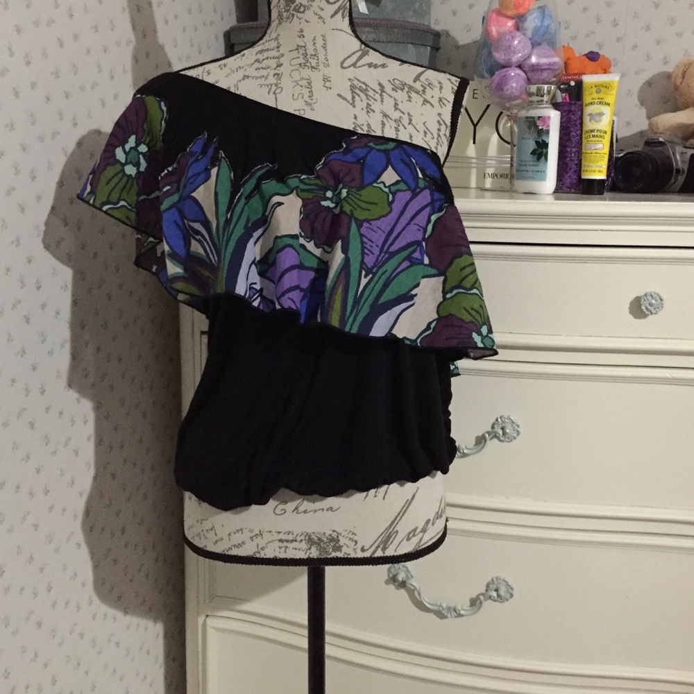 Free People One Shoulder Top - Picture 2 of 11